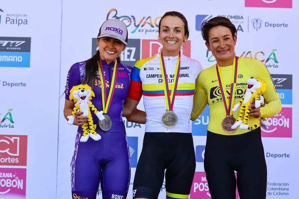 Ana Cristina medalla de bronce en contrarreloj del Nacional de Ruta imagen de la publicación