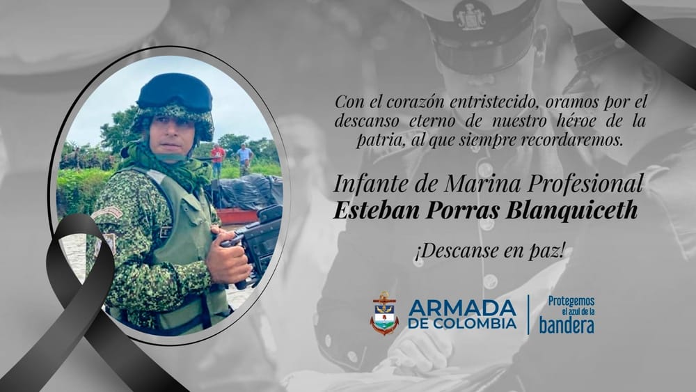 A punta de fusil Clan del Golfo asesinó a un infante de Marina imagen de la publicación
