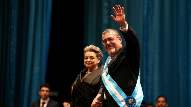 Bernardo Arévalo asume la presidencia de Guatemala imagen de la publicación