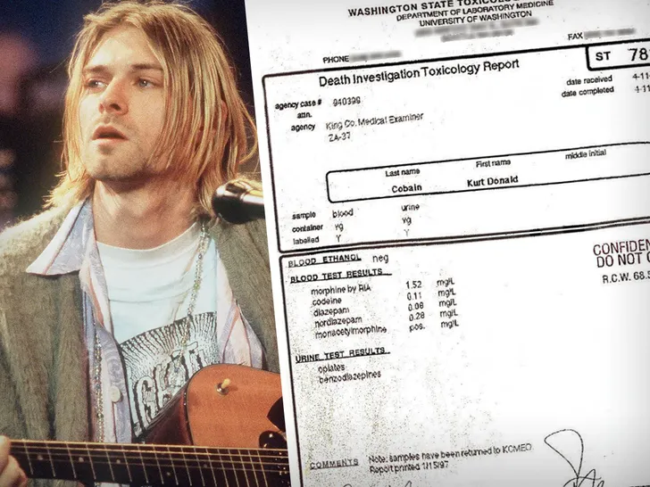 Detective habría filtrado informe de autopsia de Kurt Cobain imagen de la publicación