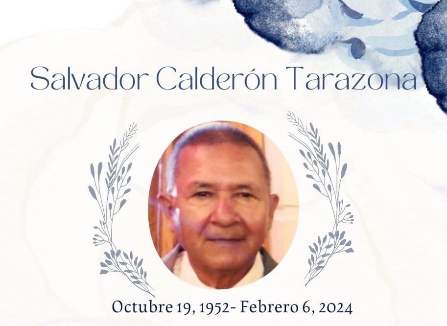 Eterno adiós Salvador Calderón Tarazona imagen de la publicación