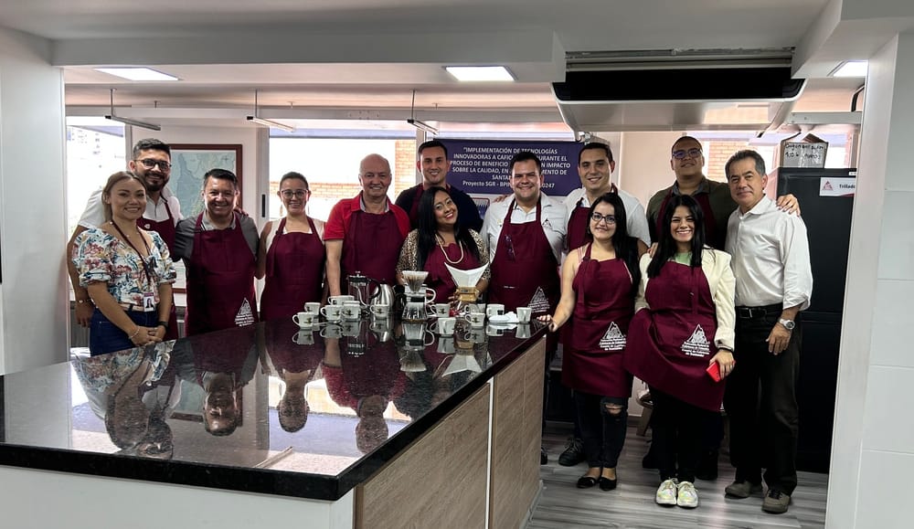 Taller de catación de café a grupo de periodistas imagen de la publicación