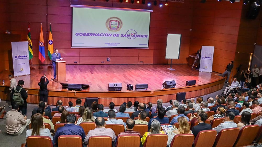 Santander presentó Estrategia de Acción Unificada imagen de la publicación