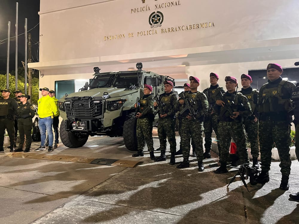Quinta Brigada del Ejército  anunció patrullajes en comunas de Barrancabermeja imagen de la publicación