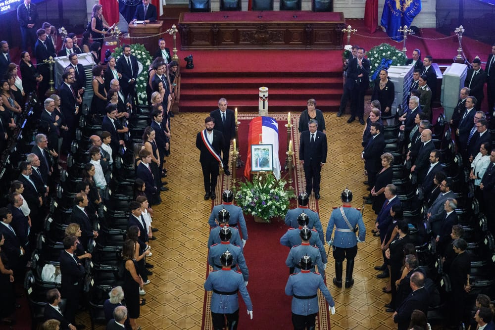 Líderes mundiales se reúnen para despedir a Sebastián Piñera imagen de la publicación