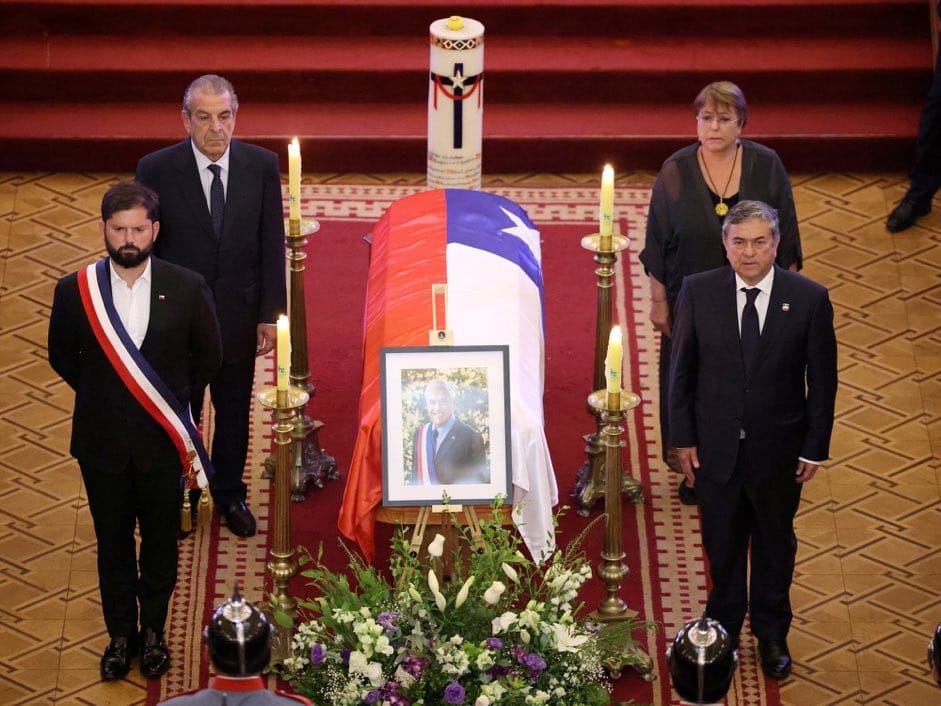 Funerales del expresidente Sebastián Piñera en Chile imagen de la publicación
