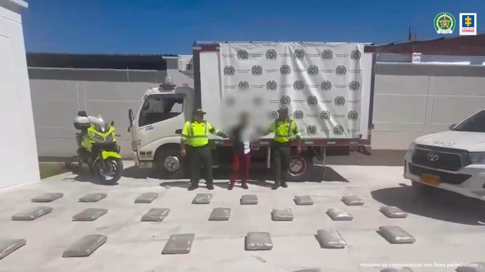 Tras las rejas quedó narco chofer que transportaba 126 kg de marihuana en Santander imagen de la publicación