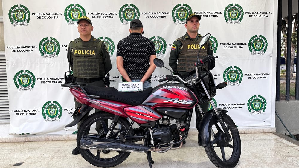 Ladrones de motos no tuvieron escapatoria ante la ley imagen de la publicación
