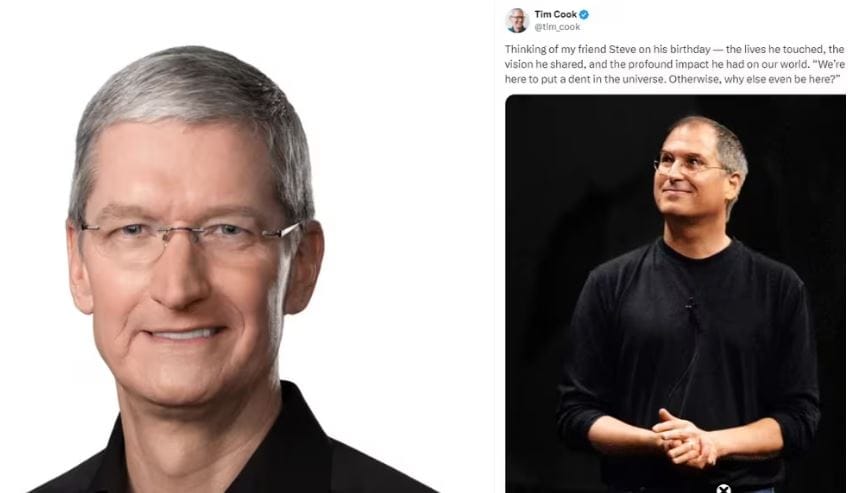 Apple recordó al fallecido Steve Jobs que hoy cumpliría 69 años imagen de la publicación