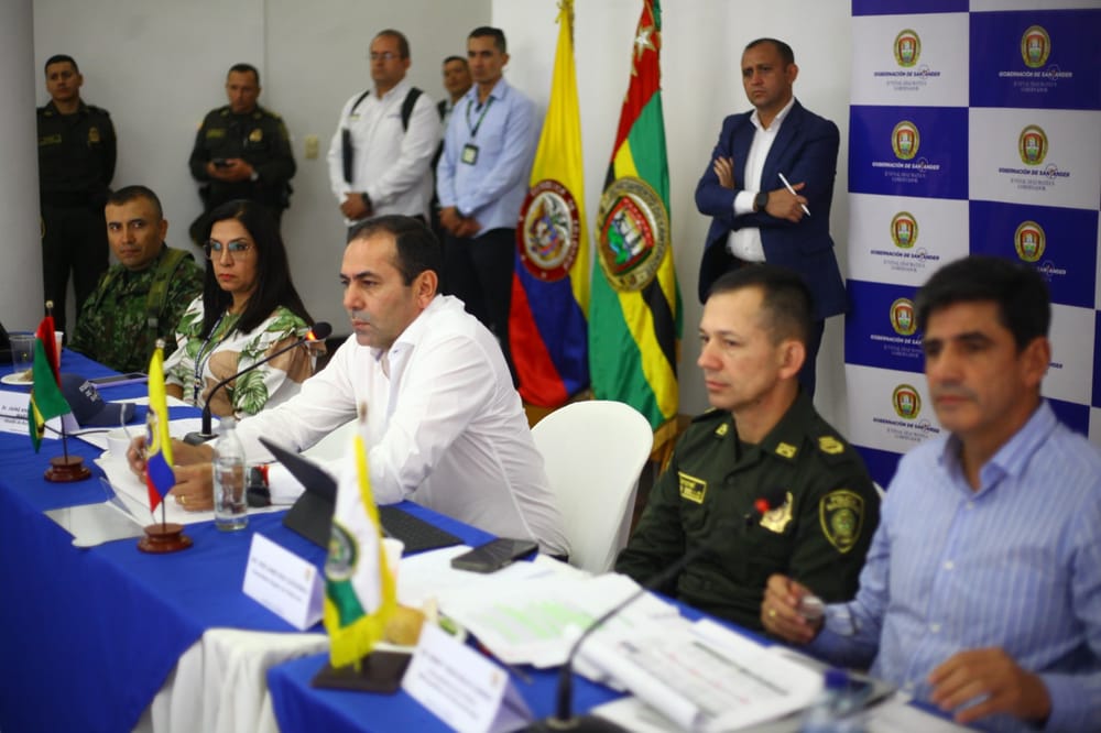 Autoridades de Santander establecen nuevos compromisos en segundo Consejo de Seguridad imagen de la publicación