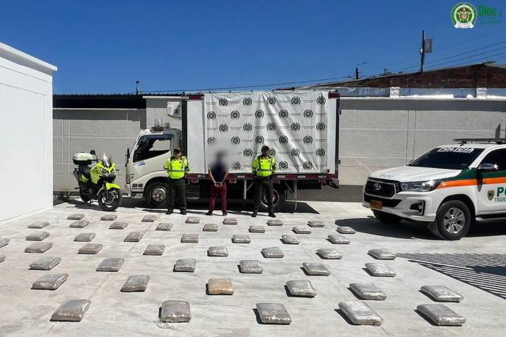 Millonaria incautación de marihuana  en Santander: 134 kilos decomisados en operativo policial imagen de la publicación