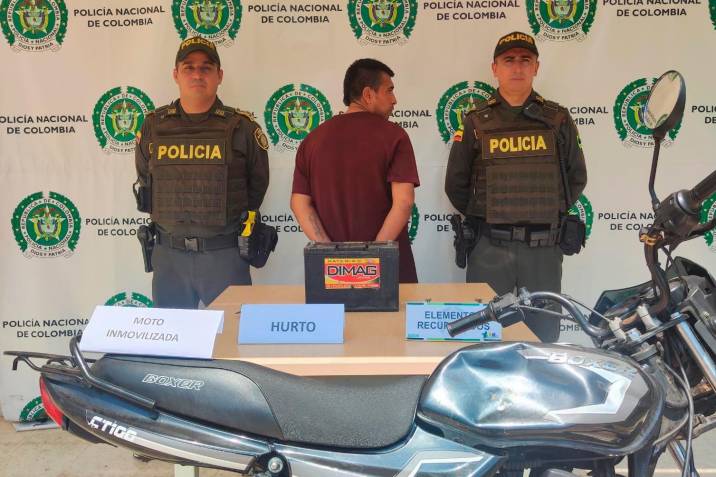 Hampón que se dedicaba a robar baterías de carro fue capturado en el Mutis imagen de la publicación