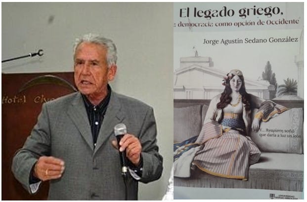 Libro sobre ‘El legado griego’ del exgobernador Jorge Sedano imagen de la publicación