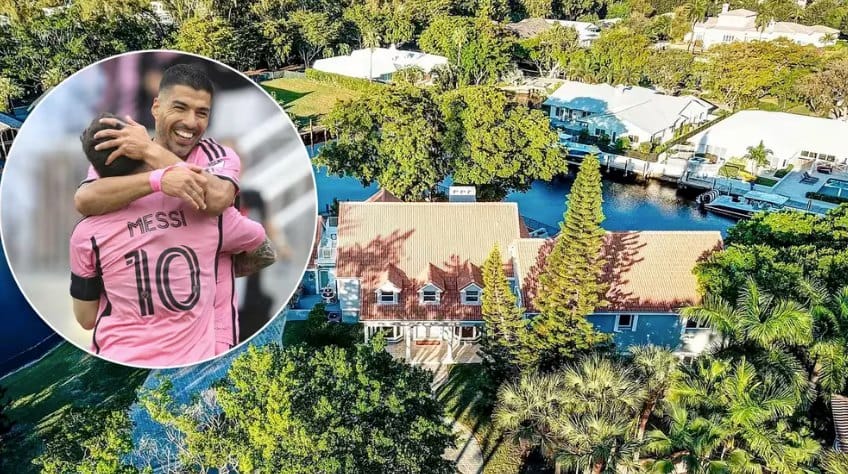 Colegas y vecinos, Luis Suárez se mudo junto a Messi en Miami imagen de la publicación