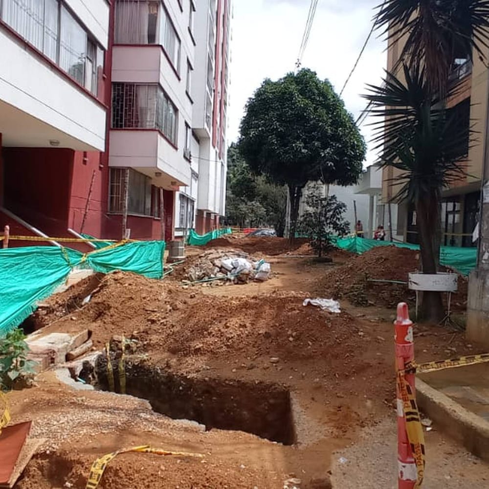 Contratistas abandonaron la obra del Paseo España imagen de la publicación