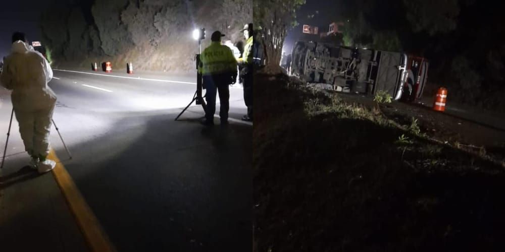 Volcamiento de bus en vía Bogotá - Tunja dejó dos fallecidos y varios heridos imagen de la publicación