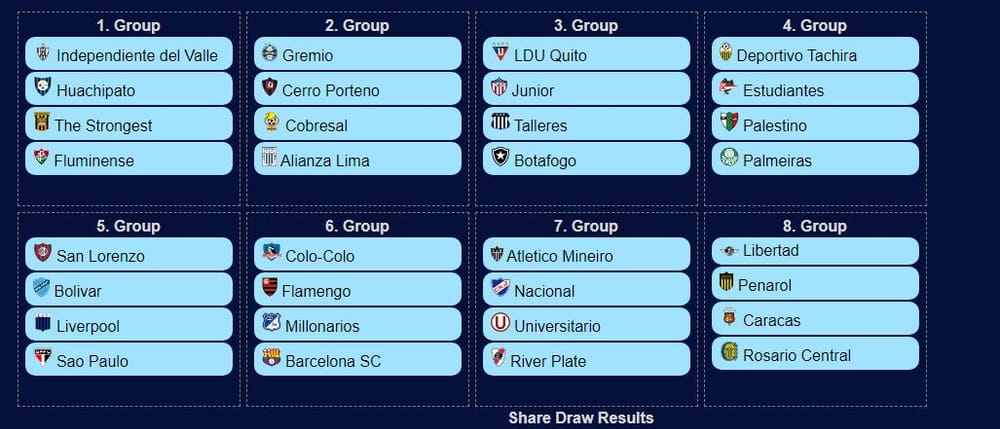 A través de un simulador aficionados podrán predecir fase de grupos de la Libertadores imagen de la publicación
