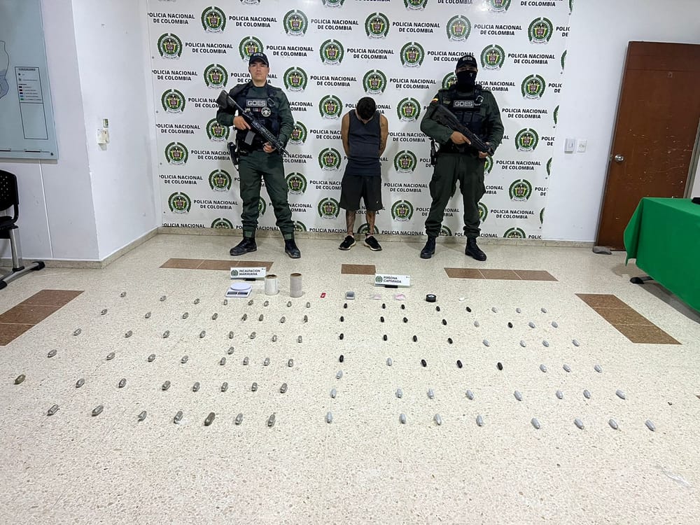 VIDEO. Jíbaro fue sorprendido bien 'encaletado' en Floridablanca imagen de la publicación