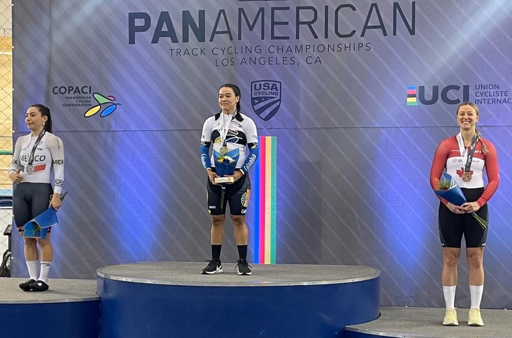 Martha Bayona doble campeona en Panamericano de Ciclismo de Pista imagen de la publicación