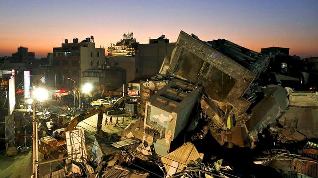 Taiwán sufre el terremoto más potente en su ultimo cuarto de siglo imagen de la publicación