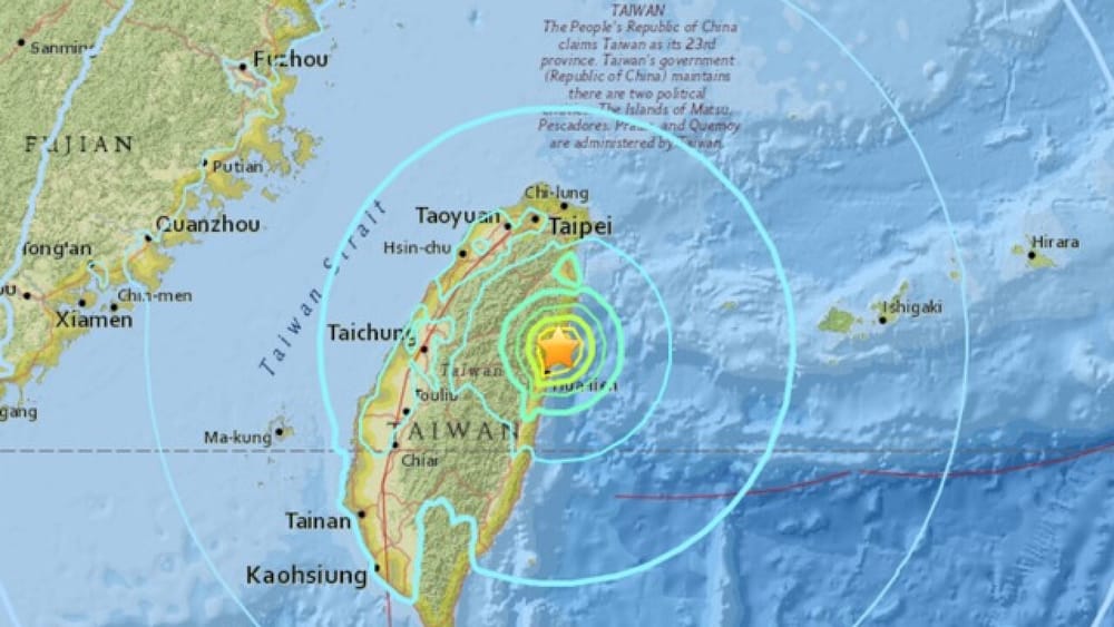 Nuevo sismo de 6.0 sacude Taiwán imagen de la publicación