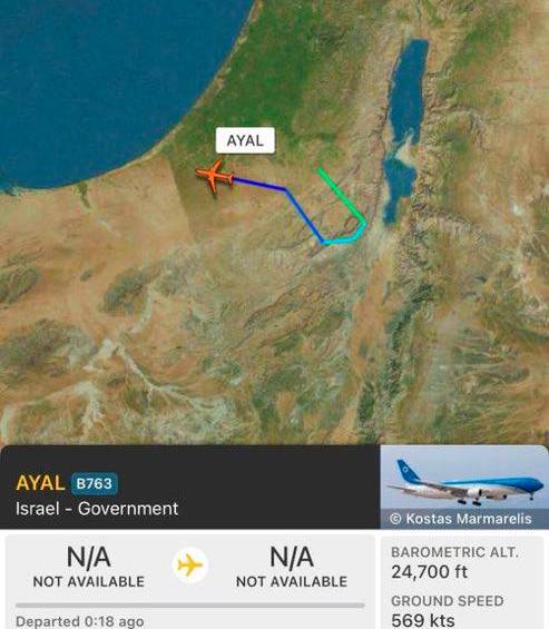 Ataque de Irán desencadena despegue del 'Avión del Juicio Final' de Israel imagen de la publicación