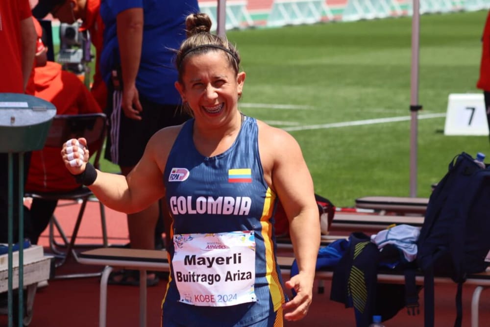 Mayerli Buitrago bronce en Mundial de Para atletismo imagen de la publicación