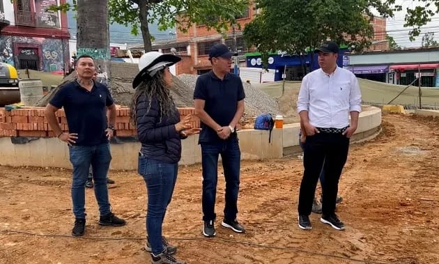 Avanza la renovación del parque Uribe en Piedecuesta imagen de la publicación