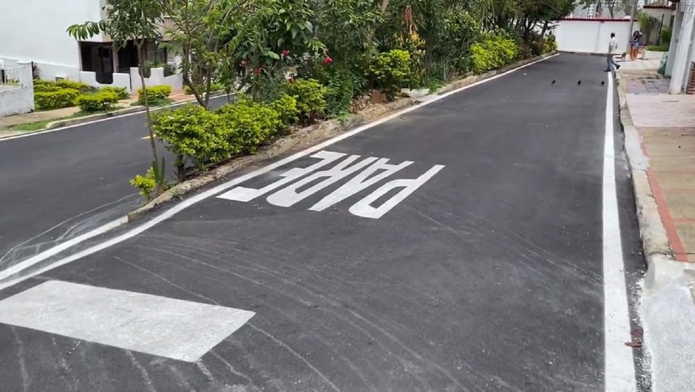 Barrio Los Alpes de Bucaramanga estrena pavimentación imagen de la publicación