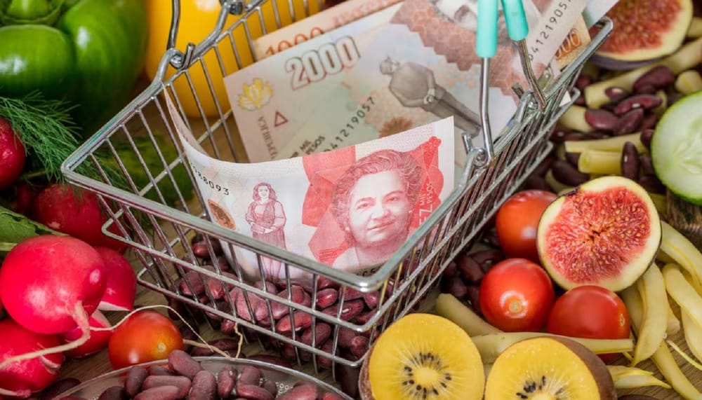 Una montaña rusa en la canasta familiar de abril imagen de la publicación