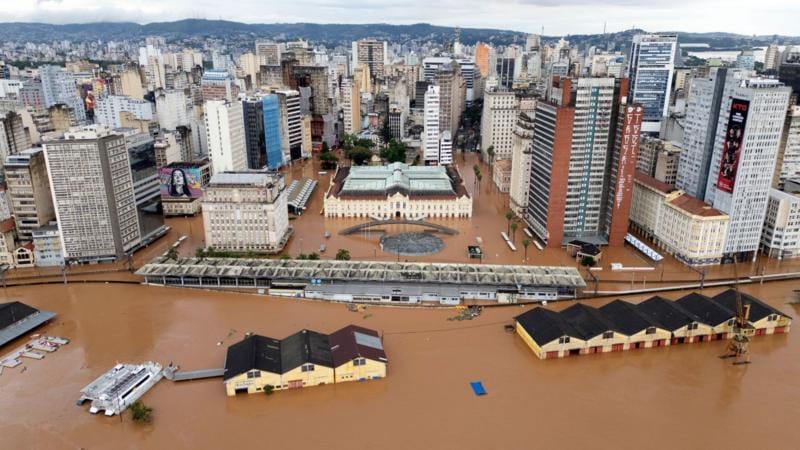 Inundaciones en el sur de Brasil provocan muertos y desplazados imagen de la publicación