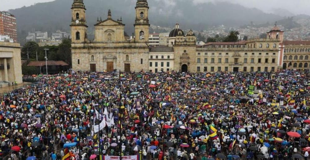 Bogotá se llenó con marcha que celebró el Primero de Mayo imagen de la publicación