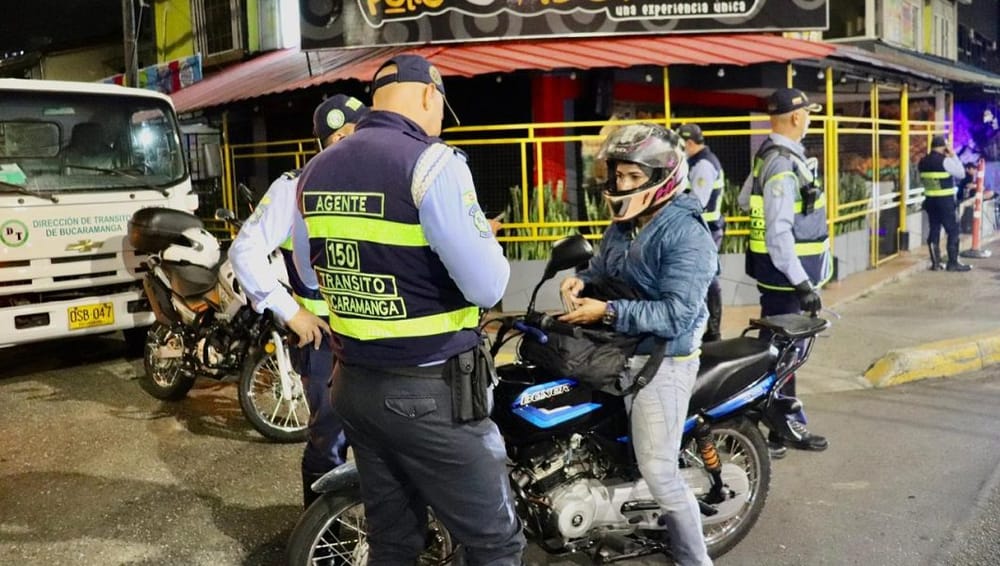 Prohibición de motos en la madrugada con cifras exitosas en Bucaramanga imagen de la publicación