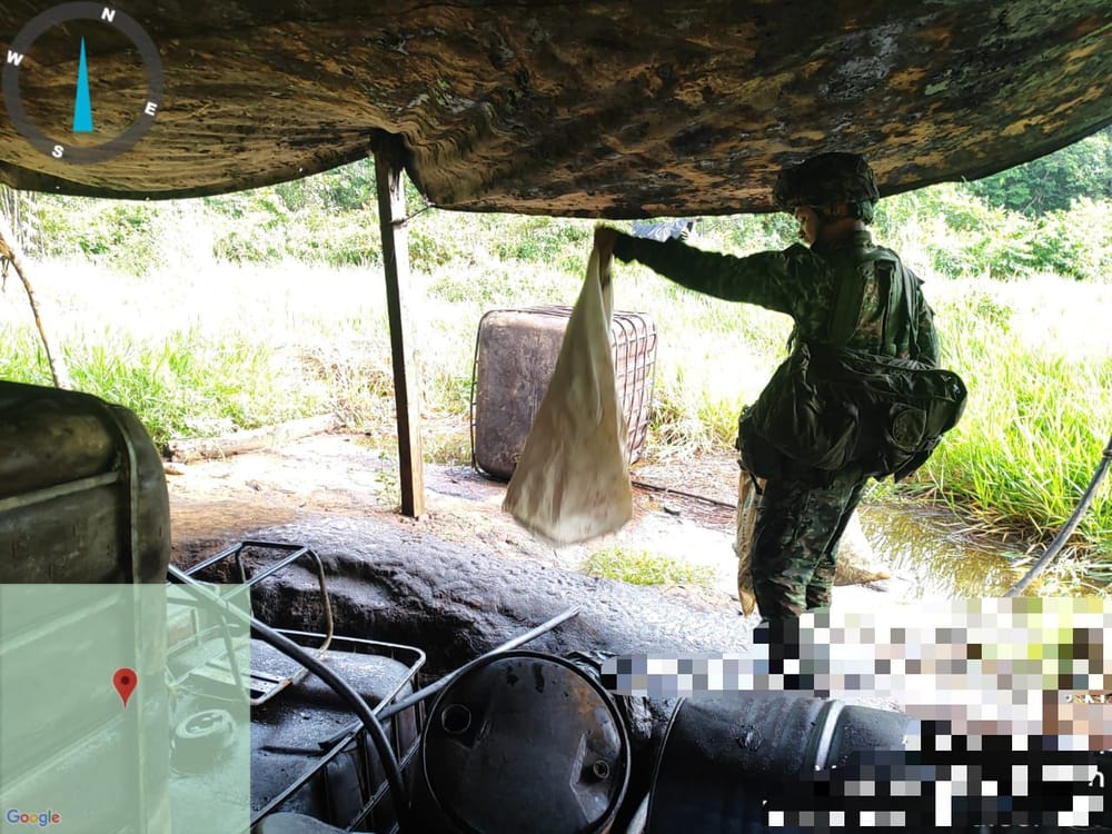 VIDEO. Inteligencia permitió desmantelar refinería ilegal imagen de la publicación