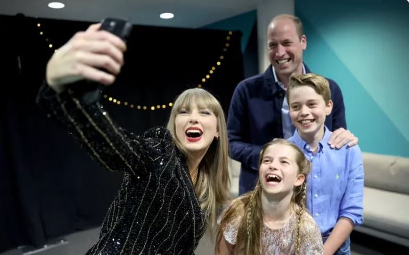 Taylor Swift vivió visita 'real' en Wembley imagen de la publicación