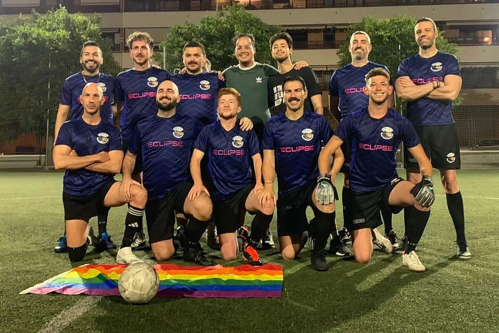 Debut histórico: Rinos FC, el primer club LGBTI en la Tercera División de Andalucía imagen de la publicación