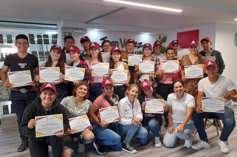 Capacitación a jóvenes cafeteros en Santander imagen de la publicación