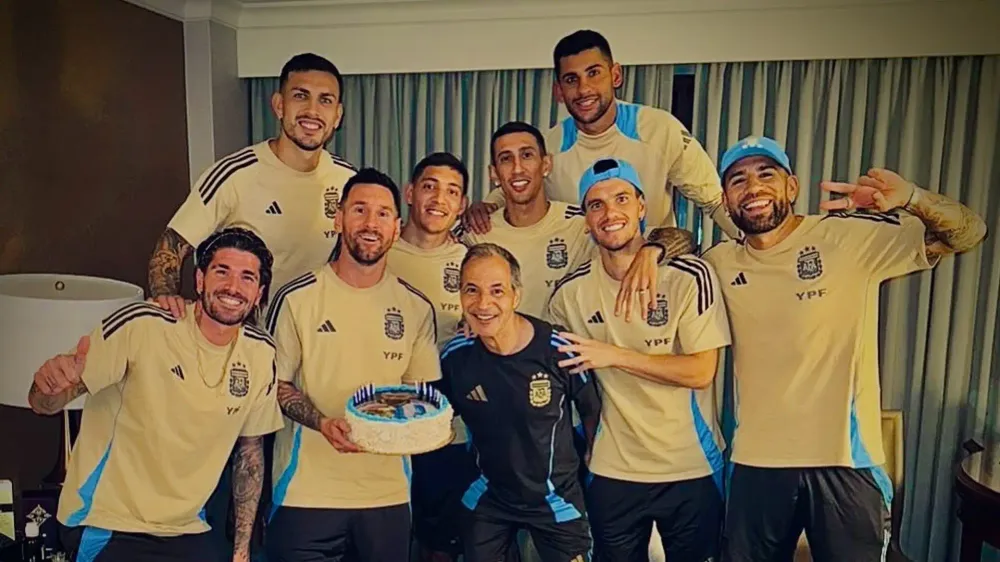 Cumpleaños de Messi: celebración inolvidable en la concentración de la Copa América imagen de la publicación