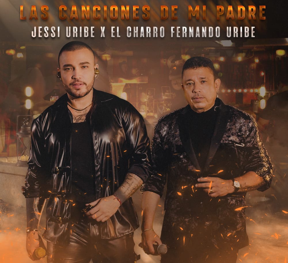 Jessi Uribe junto a su padre ‘El Charro’ Fernando Uribe imagen de la publicación