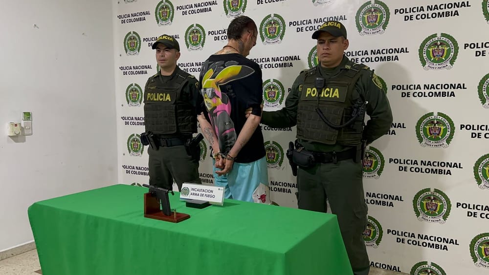 VIDEO. Al 'Zorro' lo cazaron armado en Floridablanca imagen de la publicación