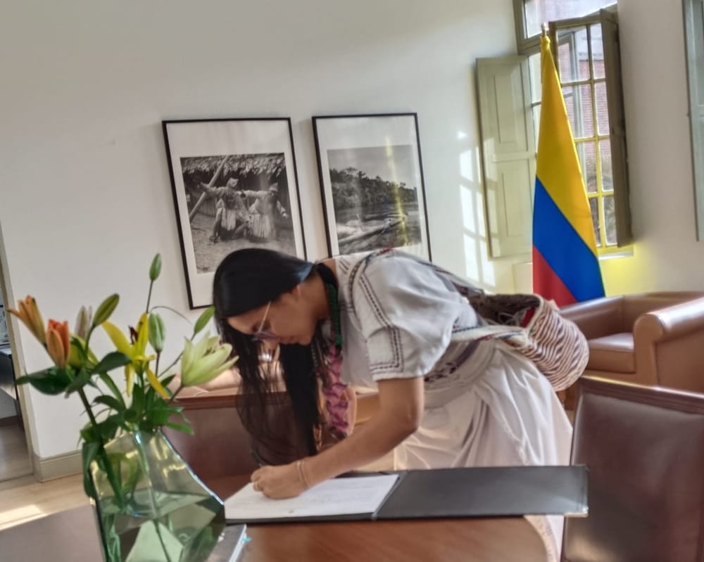 Joven Arhuaca de Valledupar se convierte en asesora de despacho del Canciller de Colombia imagen de la publicación