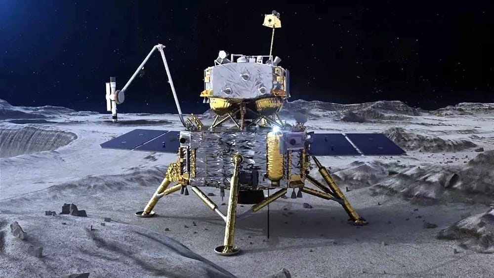 China revela imágenes inéditas de su módulo lunar Chang'e 6 desde la cara oculta de la Luna imagen de la publicación