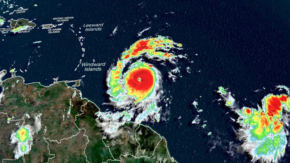 Beryl se convierte en un Huracán categoría 4, amenaza el Caribe imagen de la publicación