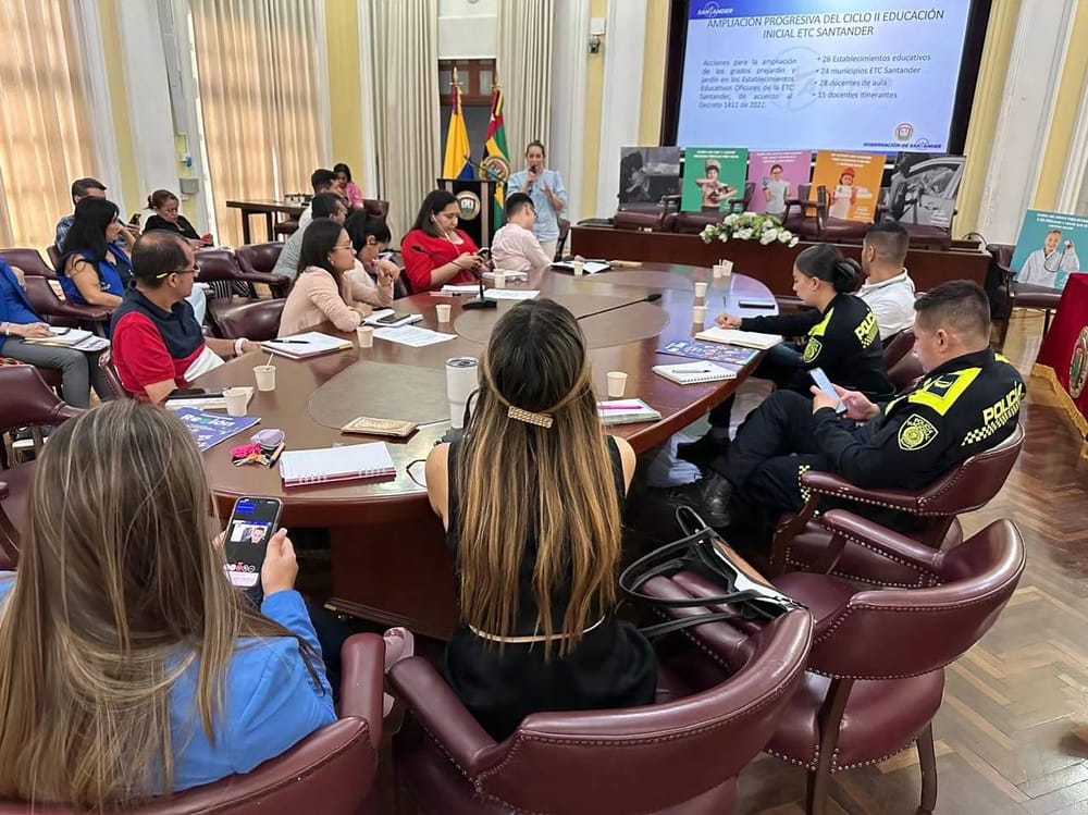 Se realizó segunda sesión en la Mesa de Primera Infancia de Santander imagen de la publicación