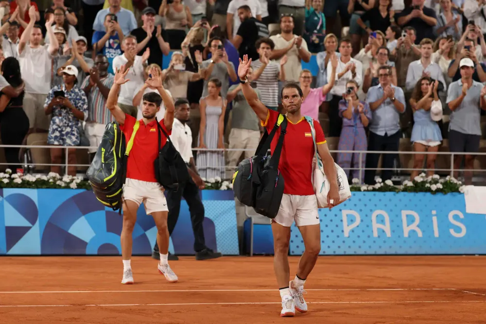 Nadal y Alcaraz eliminados en dobles del tenis Olímpico imagen de la publicación