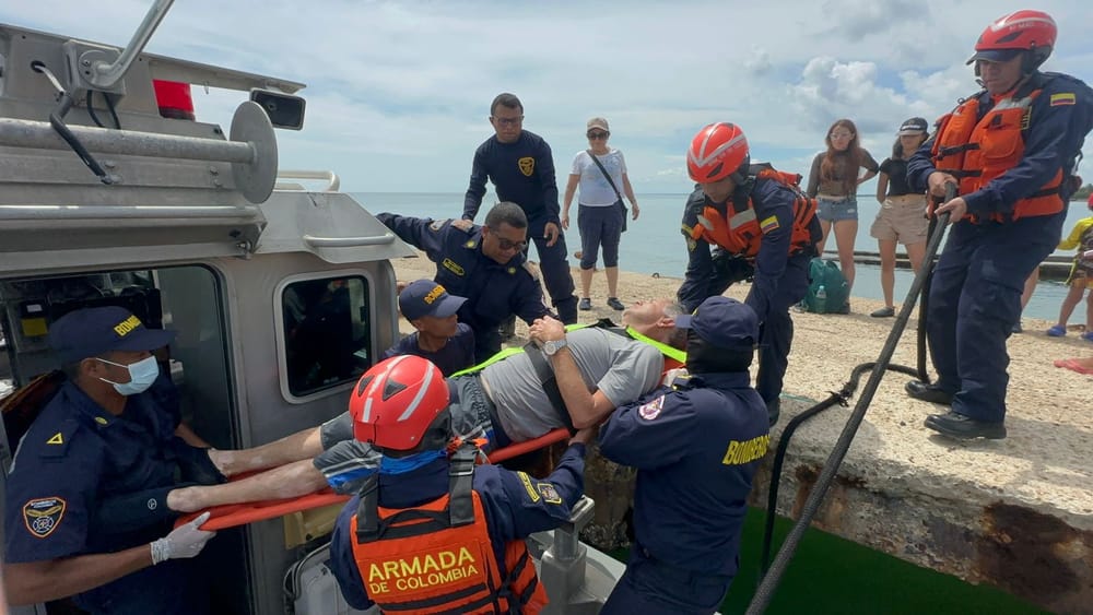 16 personas fueron salvadas en aguas del Golfo de Morrosquillo imagen de la publicación