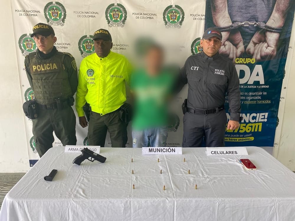 Capturan a un implicado en la muerte de un funcionario del Inpec en el valle del cauca imagen de la publicación