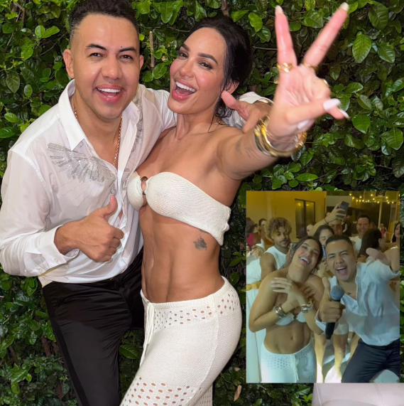 Diego Daza fue el artista principal del cumpleaños 33 de Andrea Valdiri imagen de la publicación