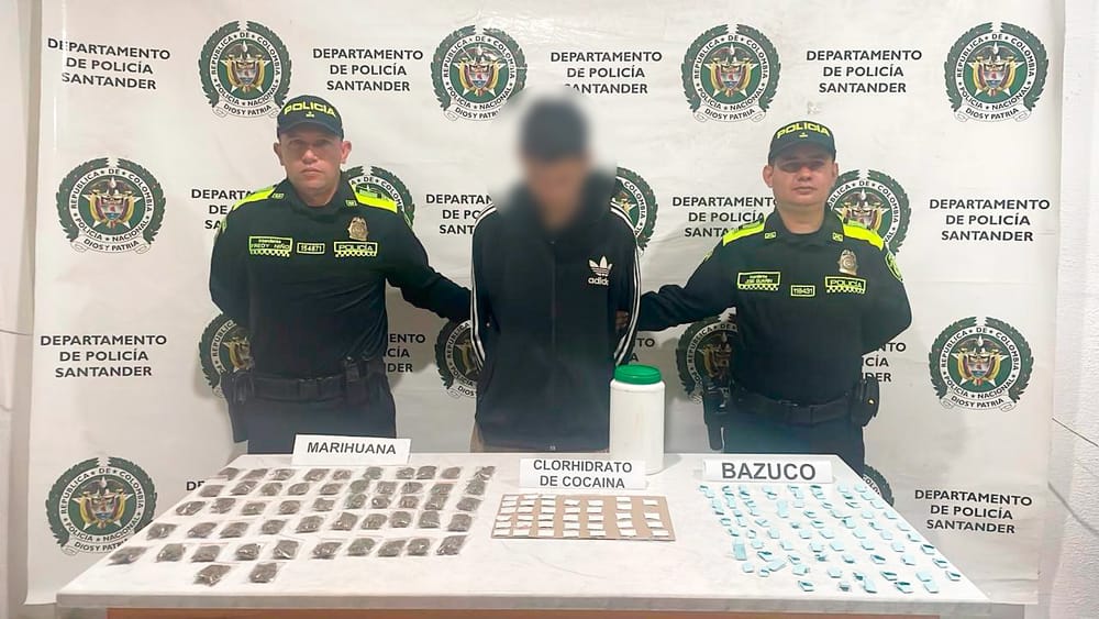 Con tremenda 'merca' lo atraparon en Guaca imagen de la publicación