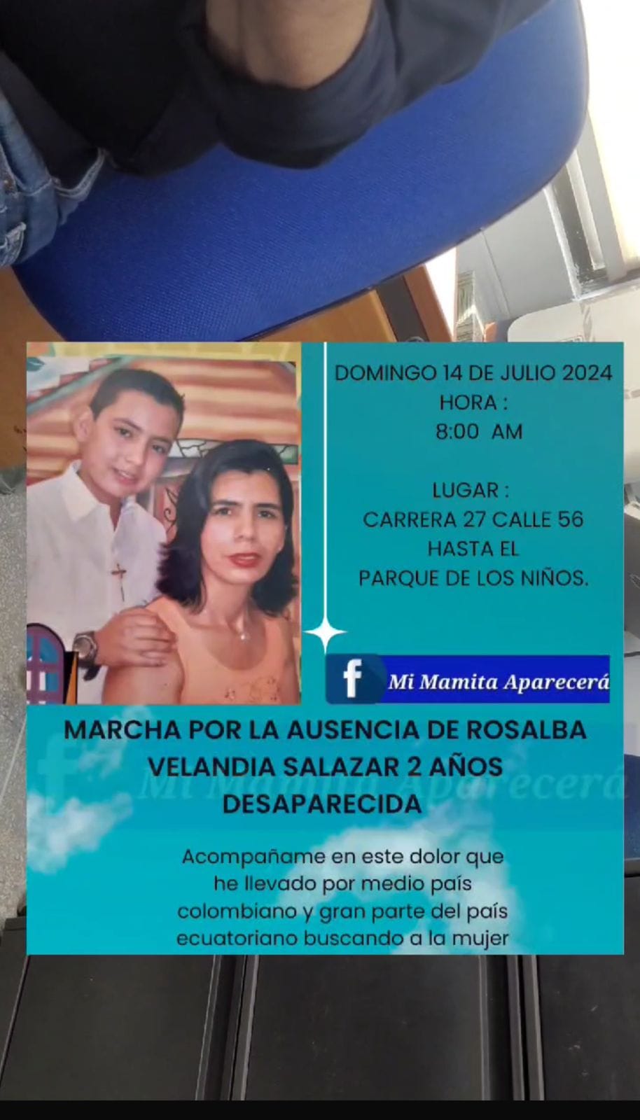 VIDEO. Gran marcha por la búsqueda de Rosalba Velandia en Bucaramanga imagen de la publicación